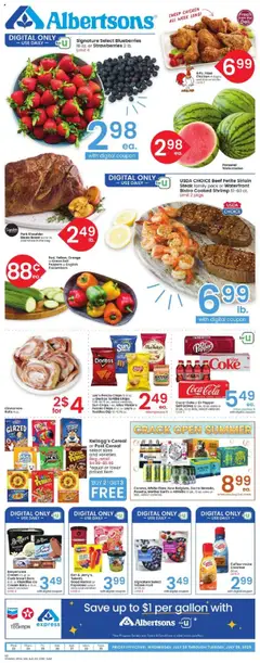 Preview of Albertsons weekly ads valid from 23.07.2025