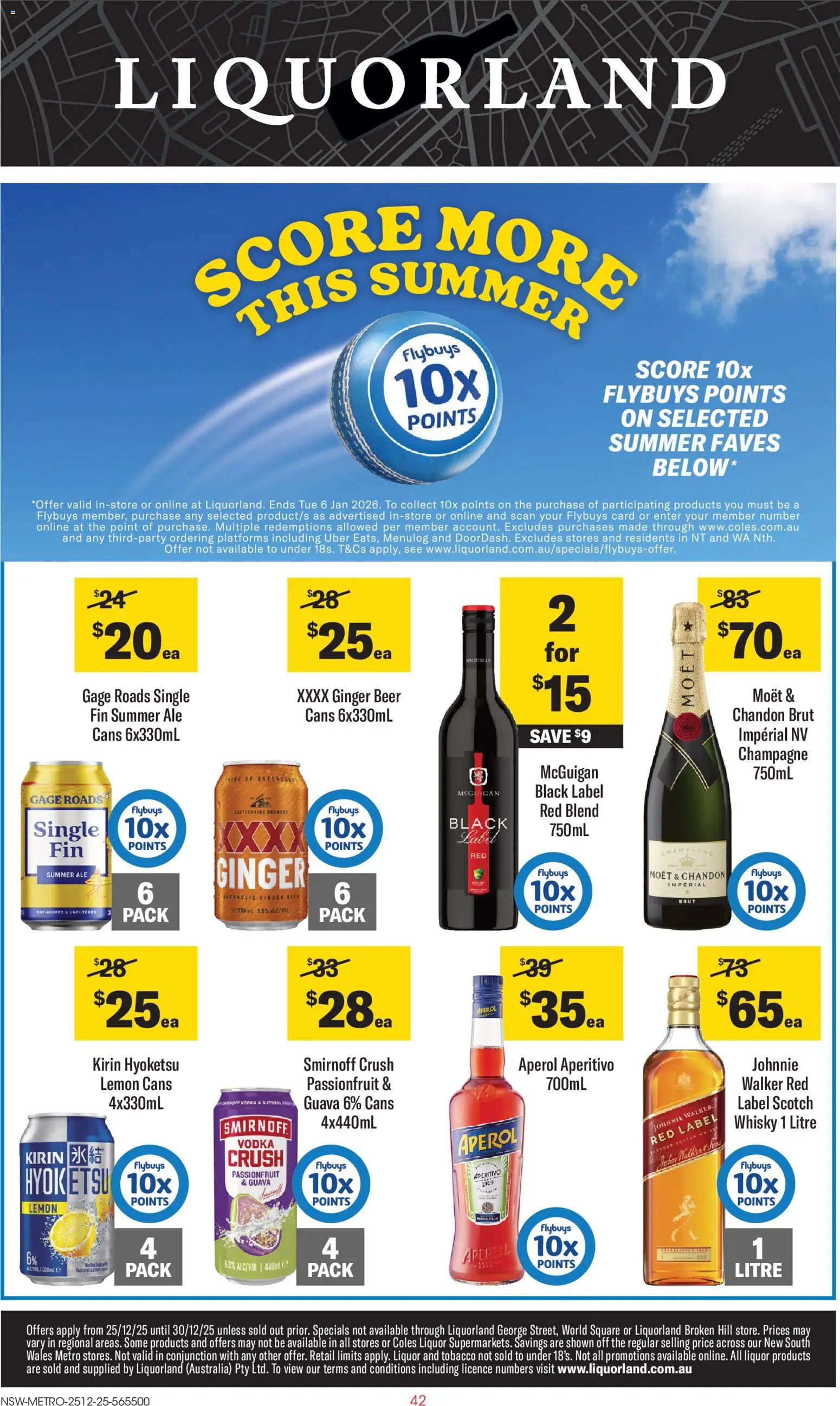Liquorland catalogue - valid from 25.12.2025 | Page: 1 | Products: Beer, Platforms, Vodka, Scotch
