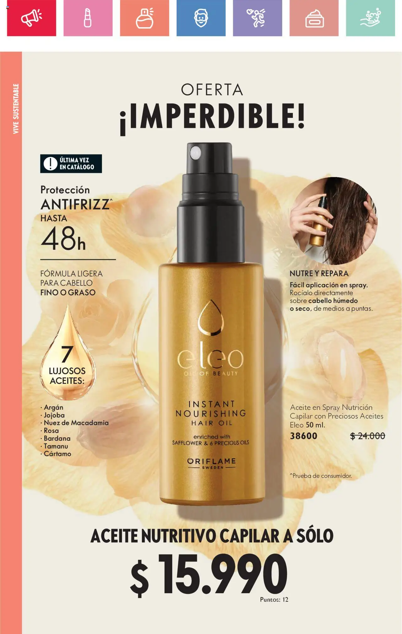 Oriflame catálogo │ válido desde el 21.06.2025 | Página: 96 | Productos: Nuez, Sobre, Aceite
