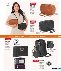 Vista previa de Cklass catálogo Rebajas Navideñas Calzado, nuevo folleto de la tienda, válido en México a partir del 30.11.2025 | Página: 566 | Productos: Monedero, Bolso, Café, Cadena