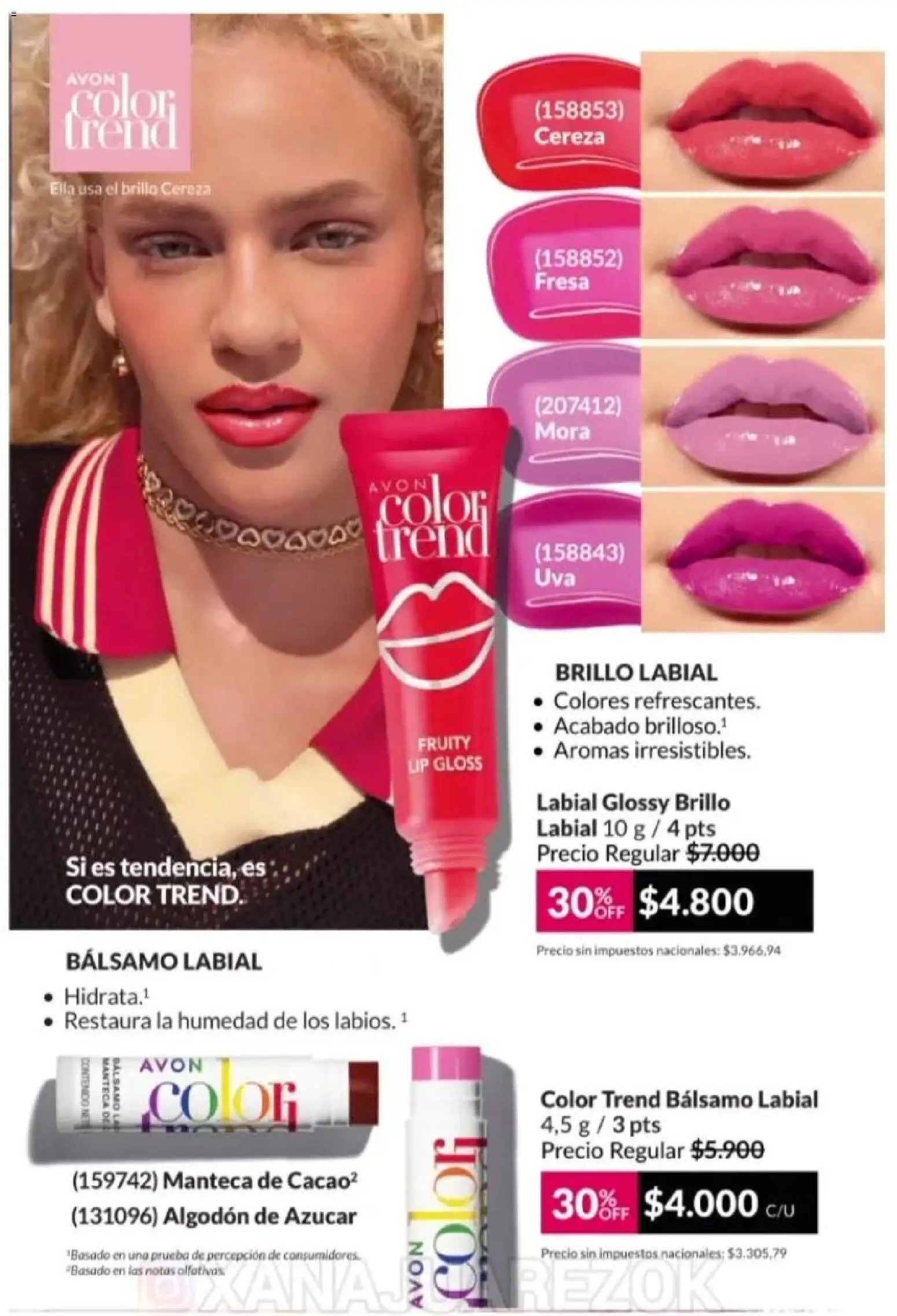 Catálogo AVON Campaña 1/2026 │ válido desde el 01.01.2026 | Página: 48 | Productos: Azucar, Brillo, Bálsamo, Manteca