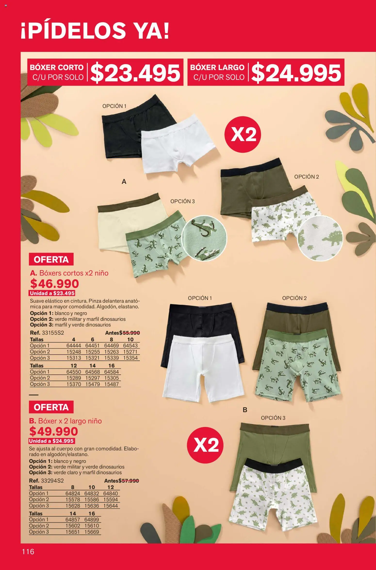 Leonisa revista - valida desde el 01.02.2026 | Página: 116 | Productos: Pinza, Boxers