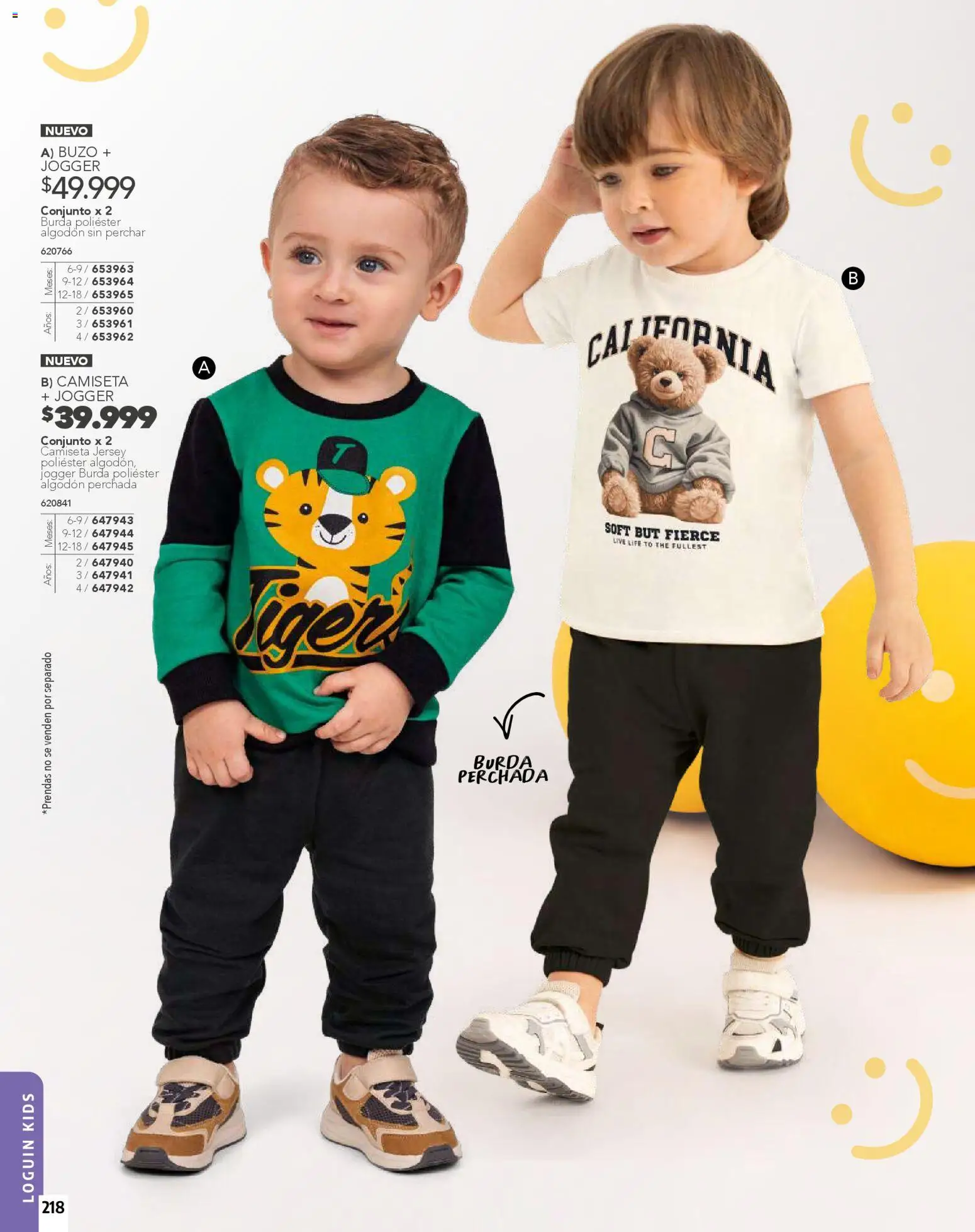 Pacifika revista - valida desde el 01.01.2026 | Página: 218 | Productos: Algodón, Buzo, Camiseta, Conjunto