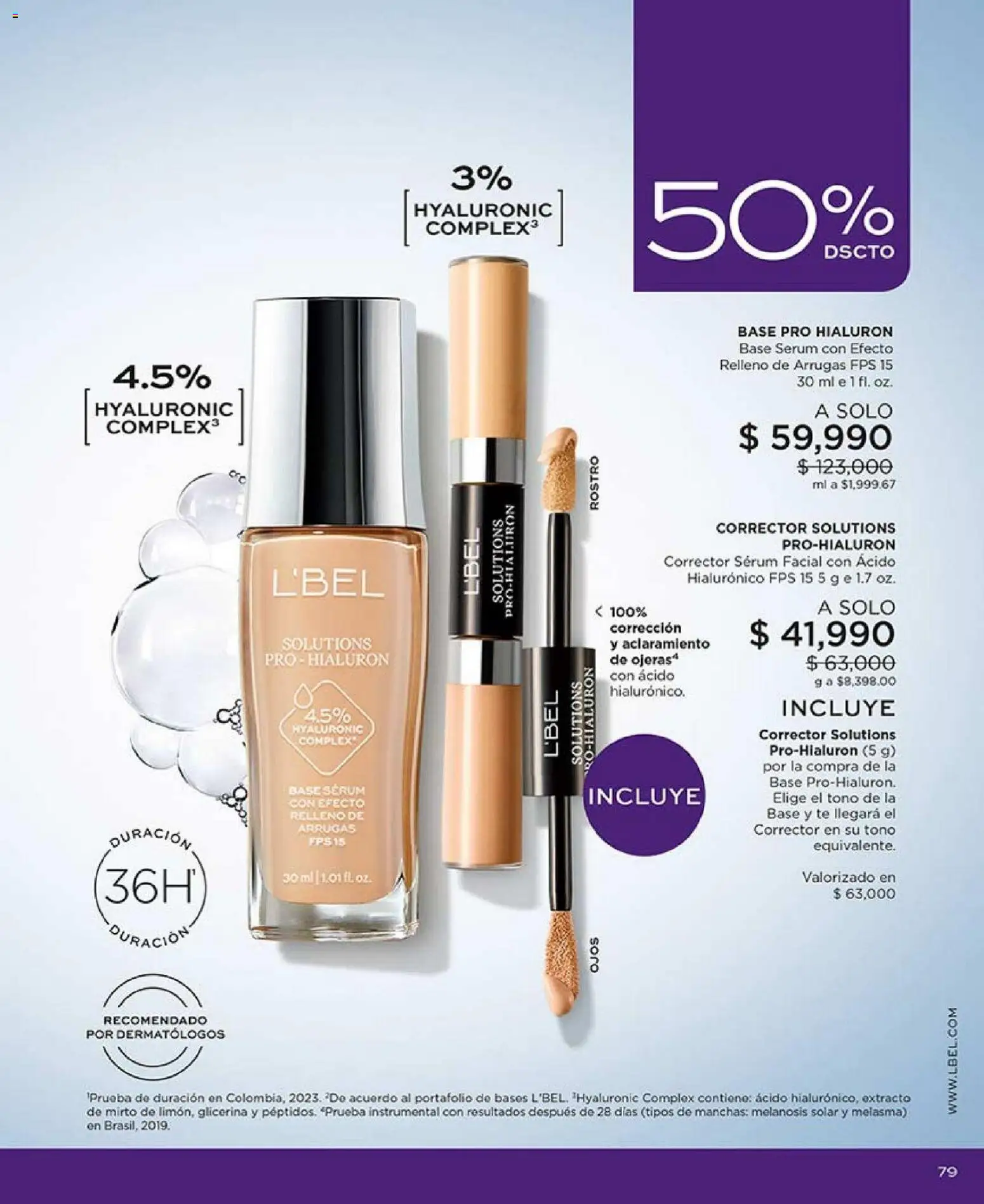 L'Bel revista - valida desde el 01.02.2026 | Página: 79 | Productos: Té, Serum, Corrector