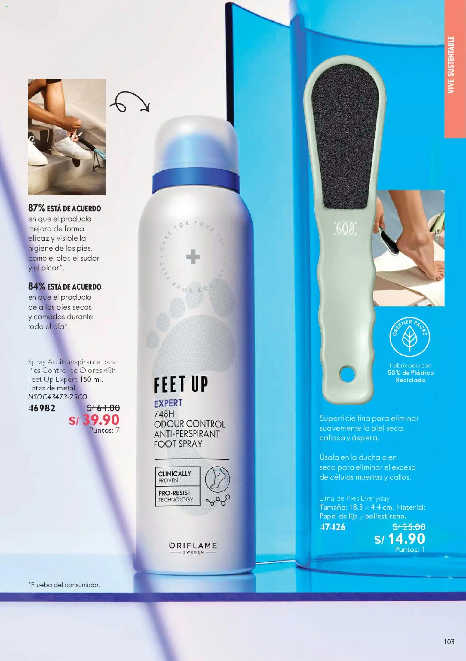 Catálogo Oriflame válido desde 14.02.2026 | Página: 103 | Productos: Antitranspirante, Ducha