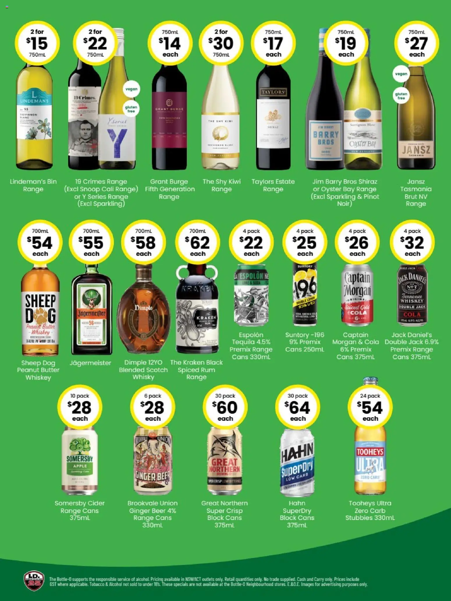 The Bottle-O catalogue - valid from 19.01.2026 | Page: 2 | Products: Ginger, Beer, Scotch, Lime