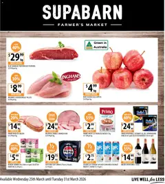 Preview of Supabarn catalogue  - valid from 25.03.2026 | Page: 1