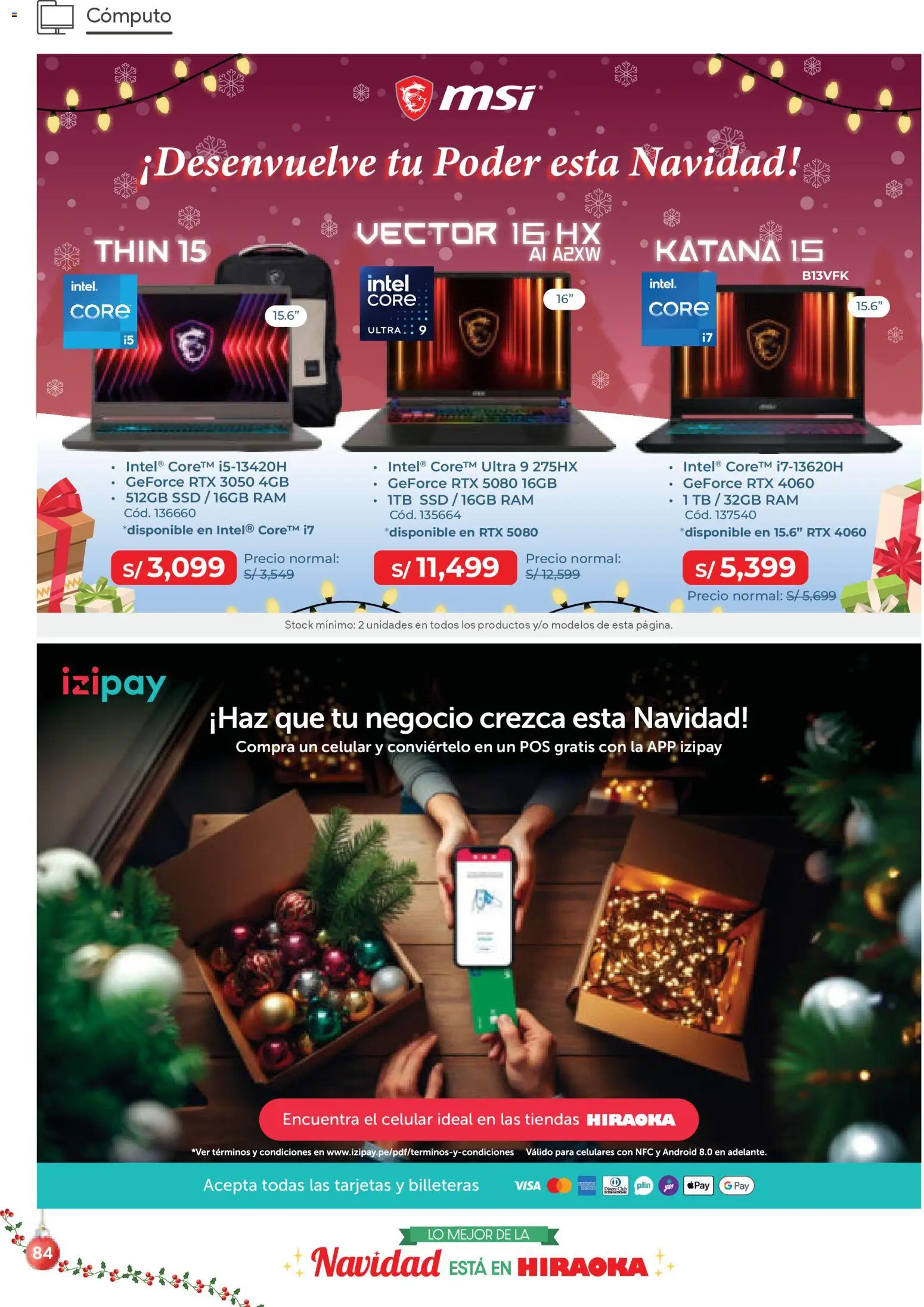 Catálogo Hiraoka válido desde 06.12.2025 | Página: 84 | Productos: Celular