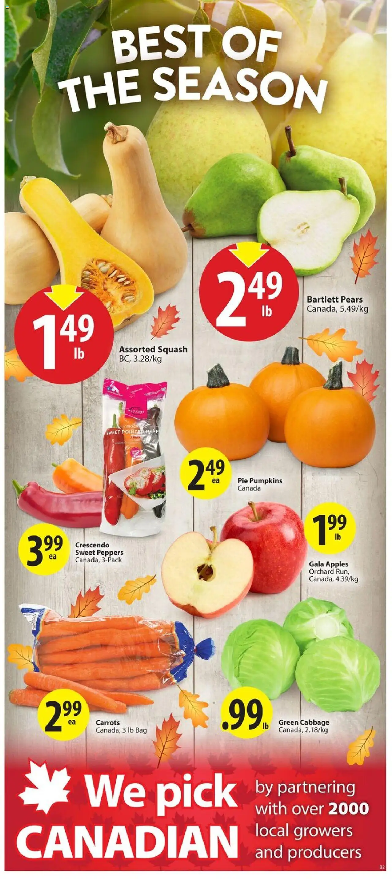 Save on foods flyer valid from 25.09.2025 | Page: 3 | Products: Bag, Apples