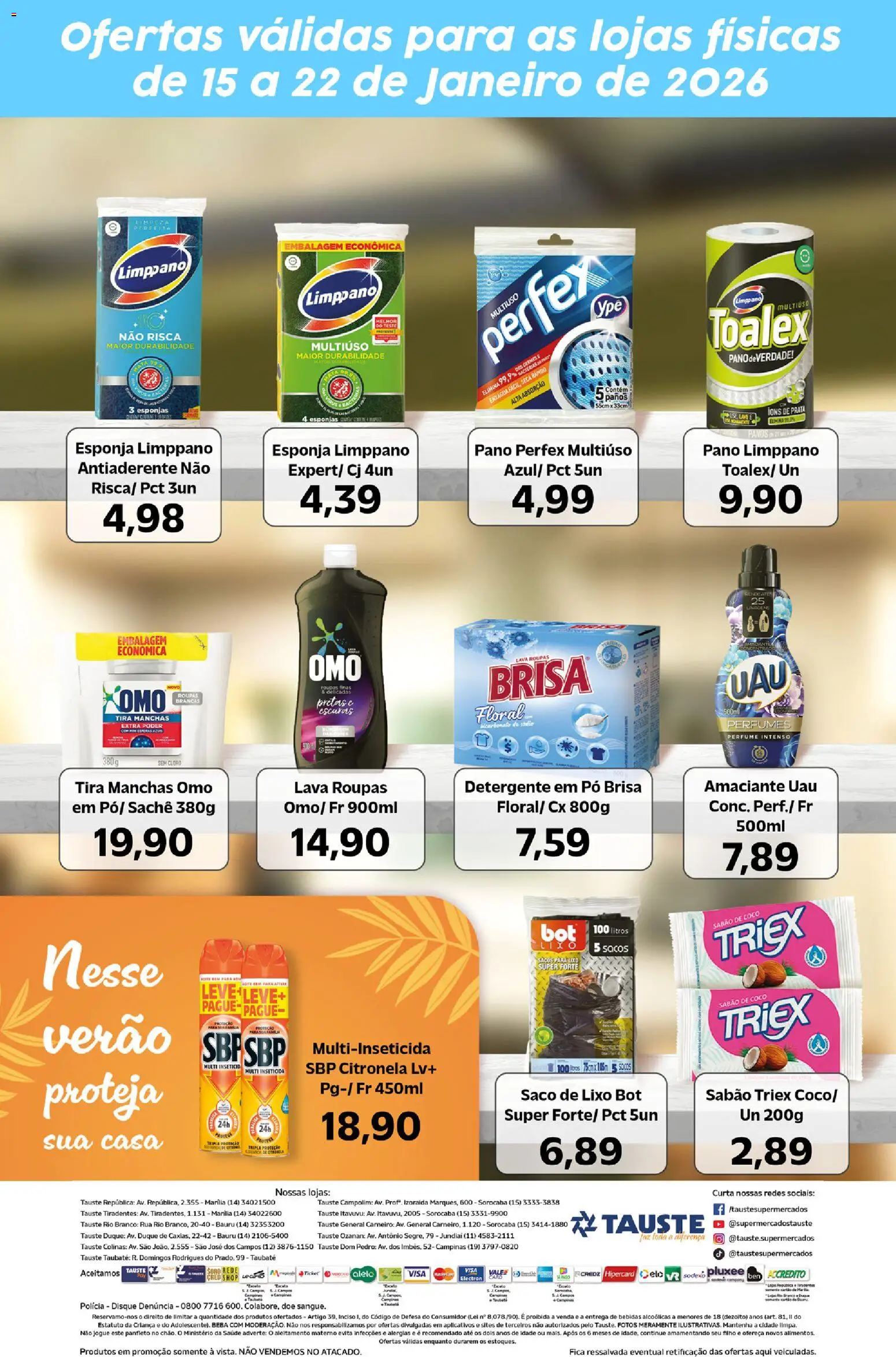 Tauste Folheto - válido de 15.01.2026 | Página: 2 | Produtos: Coco, Tira manchas, Sabão, Detergente
