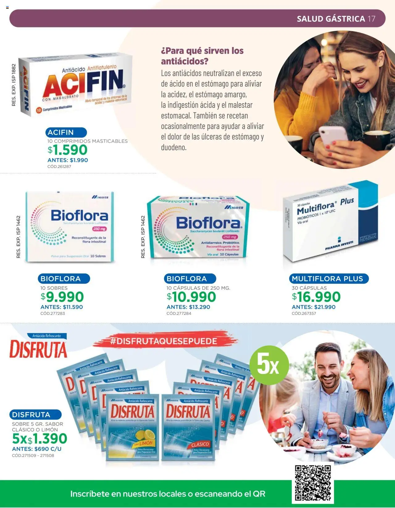 Ofertas Invierno Cruz Verde │ válido desde el 01.08.2025 | Página: 17 | Productos: Limón, Antiácido, Polvo, Sobre