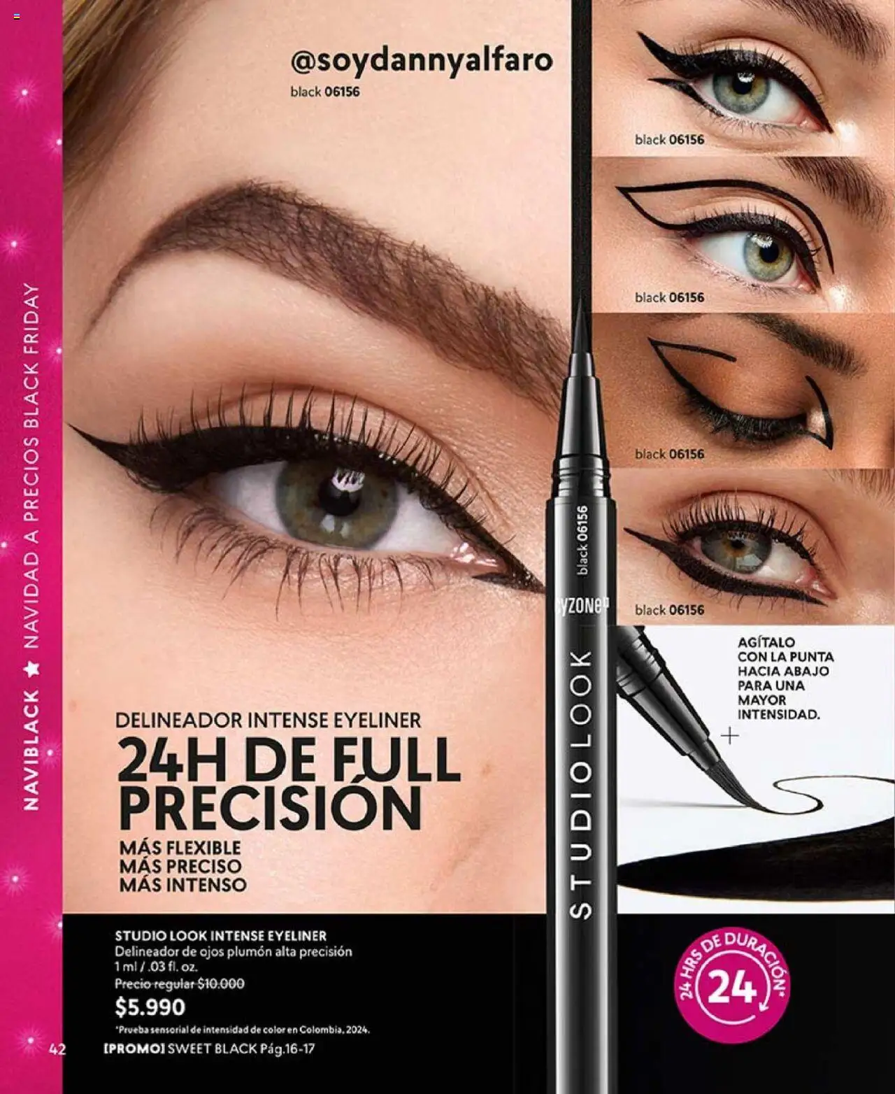Catálogo CyZone Campaña 17 │ válido desde el 14.10.2025 | Página: 42 | Productos: Flexible, Delineador de ojos, Delineador, Plumón