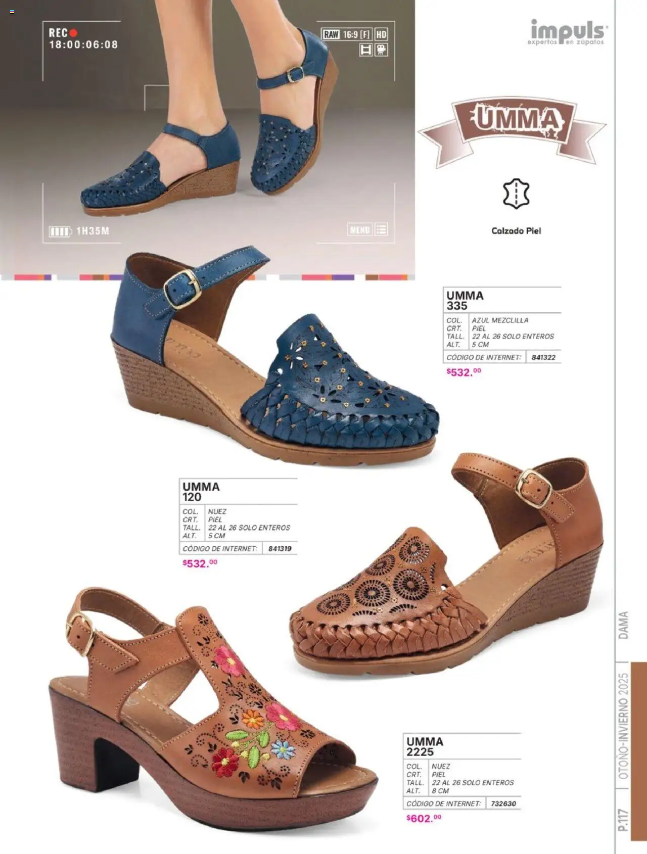 Nuevas ofertas de Impuls válidas en toda la República Mexicana desde el 07.07.2025. ¡Encuentra las mejores ofertas en Impuls catálogo Dama Otoño-Invierno 2025! | Página: 119 | Productos: Zapatos, Nuez