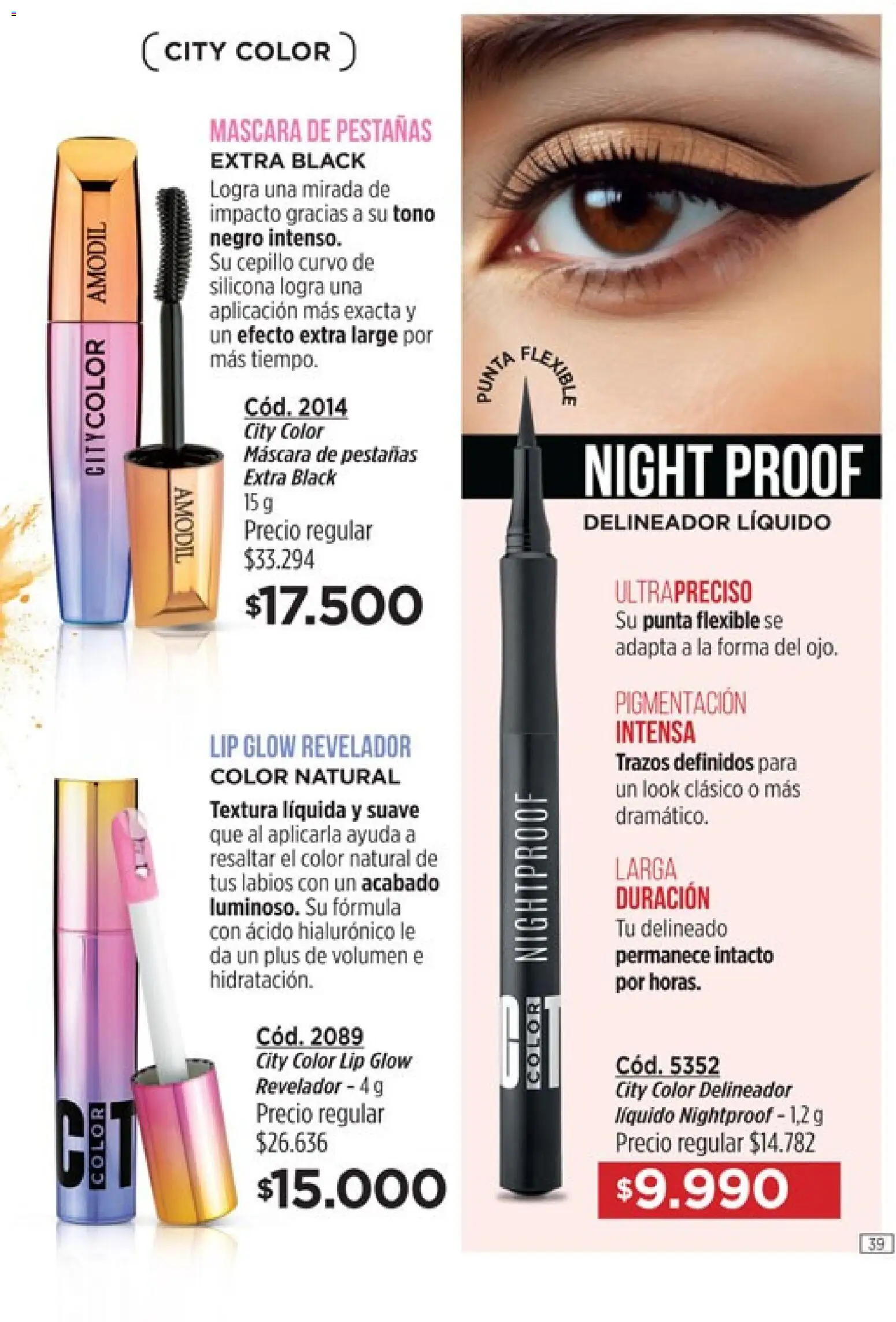 Catálogo Amodil Campaña 5 │ válido desde el 01.03.2026 | Página: 39 | Productos: Flexible, Cepillo, Máscara, Mascara de pestañas