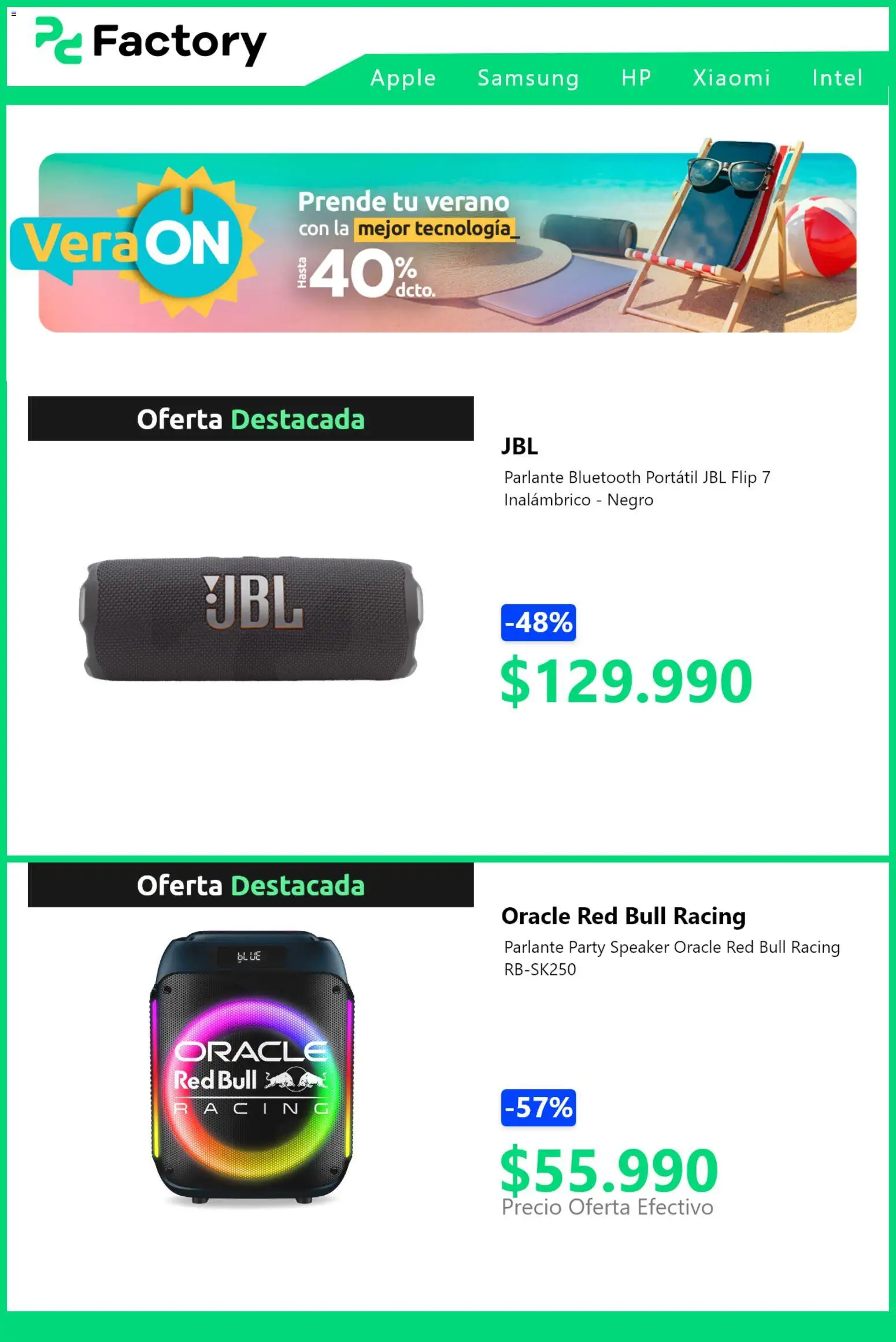 PC Factory ofertas  │ válido desde el 07.01.2026 | Página: 5 | Productos: Parlante