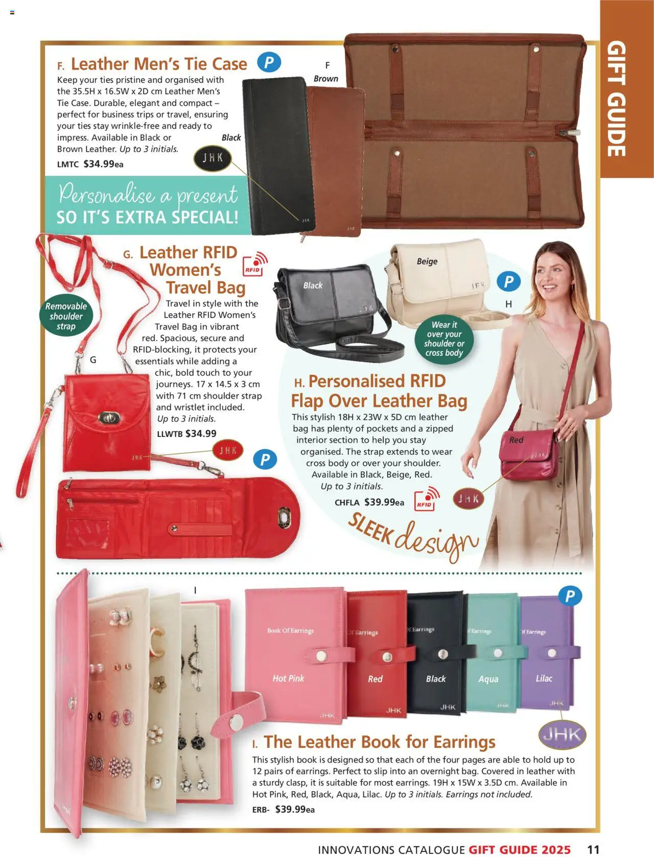 Innovations catalogue - valid from 22.10.2025 | Page: 11 | Products: Earrings, Slip, Tie, Case