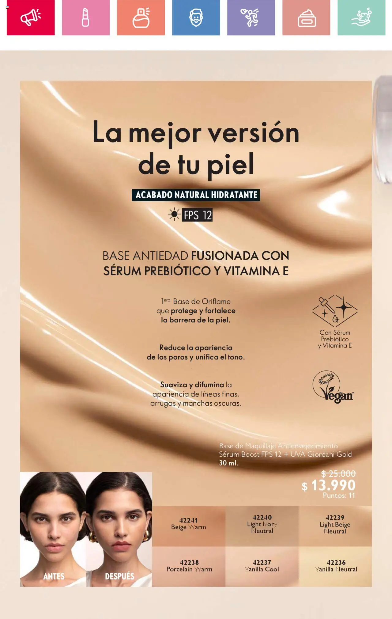 Oriflame catálogo │ válido desde el 23.08.2025 | Página: 40 | Productos: Uva, Base, Base de maquillaje, Serum
