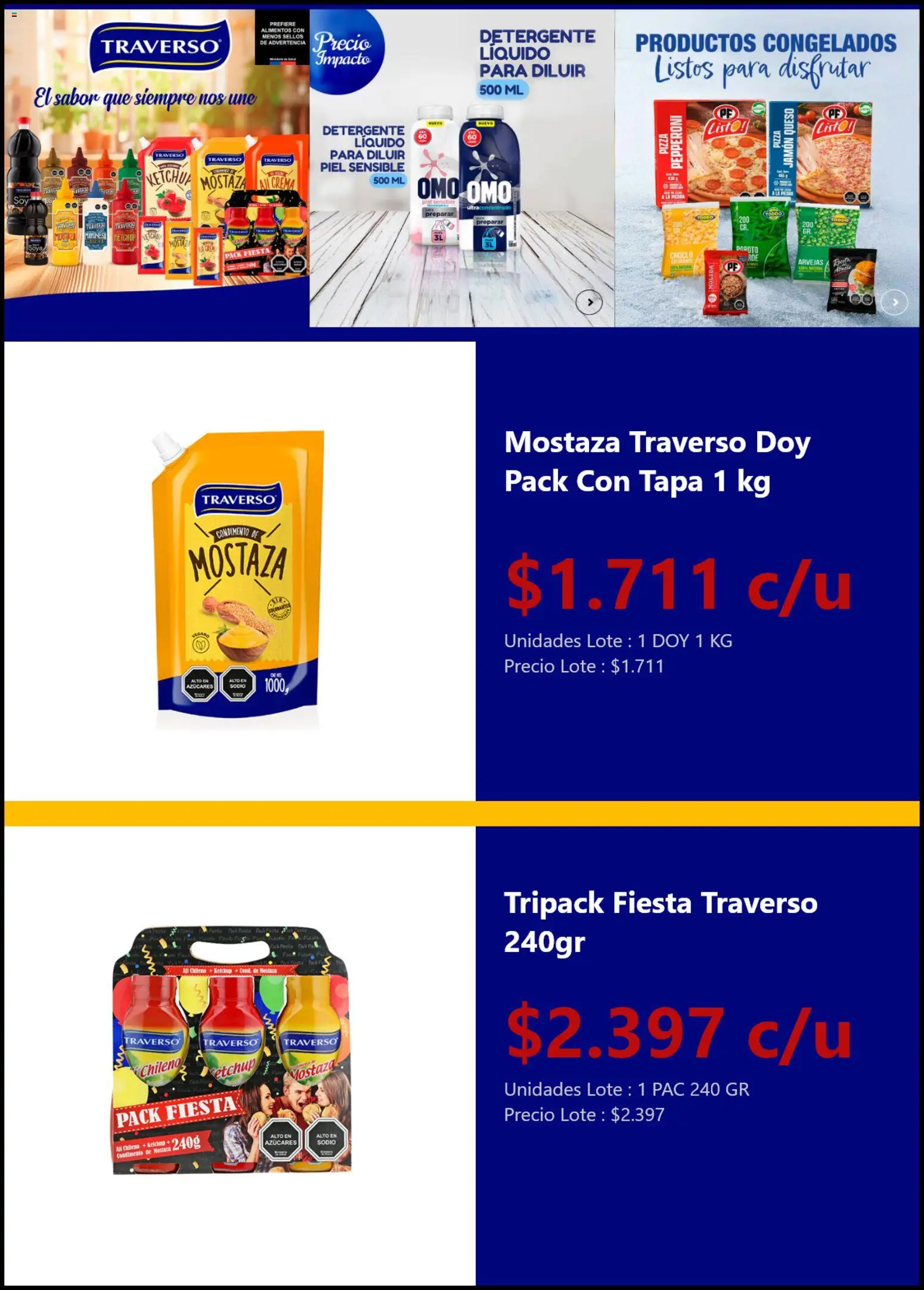 La Oferta ofertas  │ válido desde el 01.04.2026 | Página: 4 | Productos: Detergente, Choclo, Ketchup, Mostaza