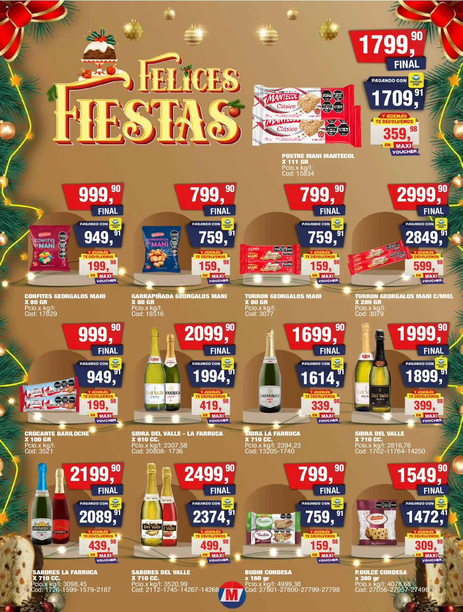 Maxiconsumo ofertas │ válido desde el 05.01.2026 | Página: 11 | Productos: Budín, Mani, Turrón, Té