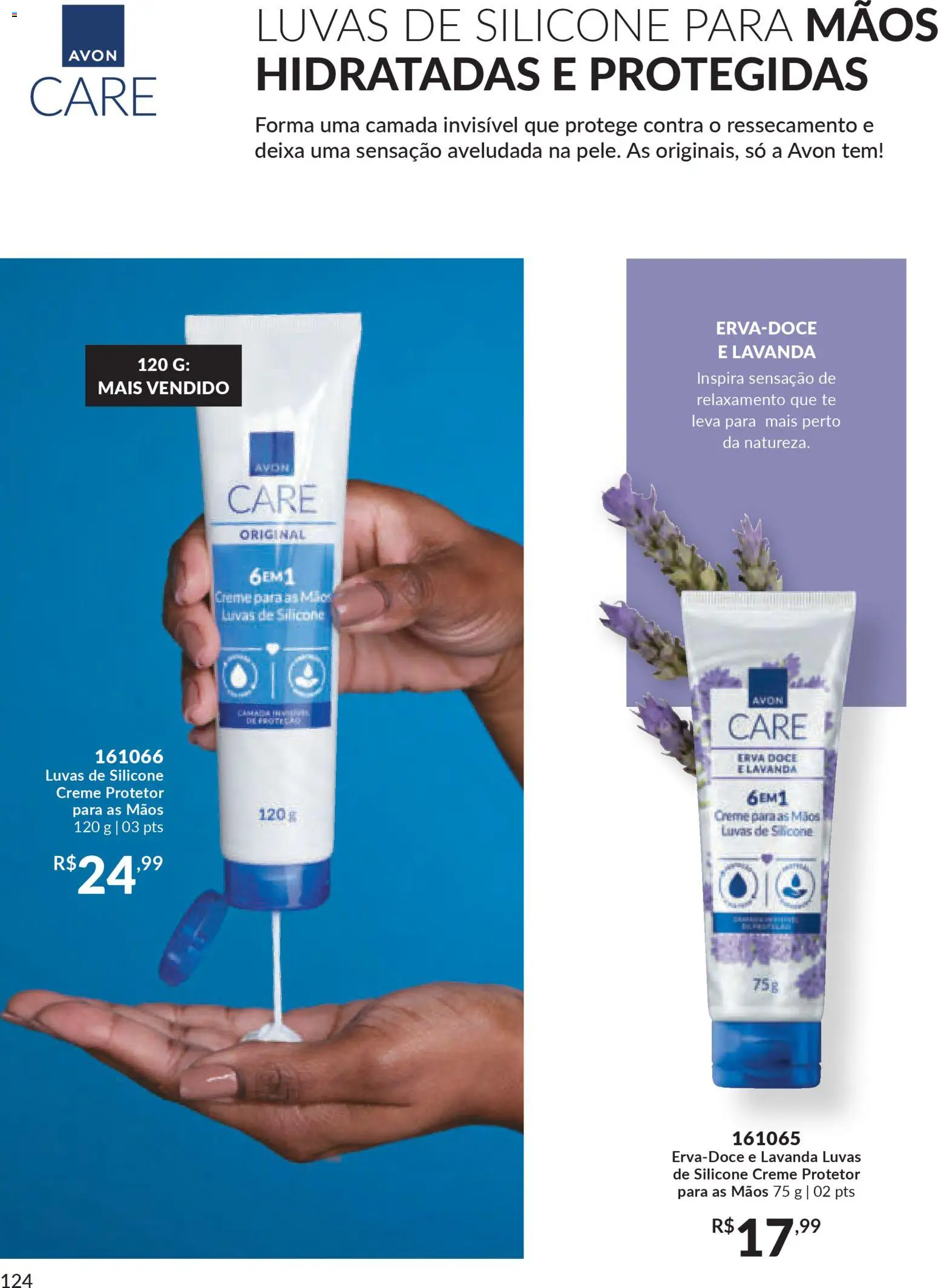 Avon Folheto - válido de 06.01.2026 | Página: 124 | Produtos: Creme, Luvas