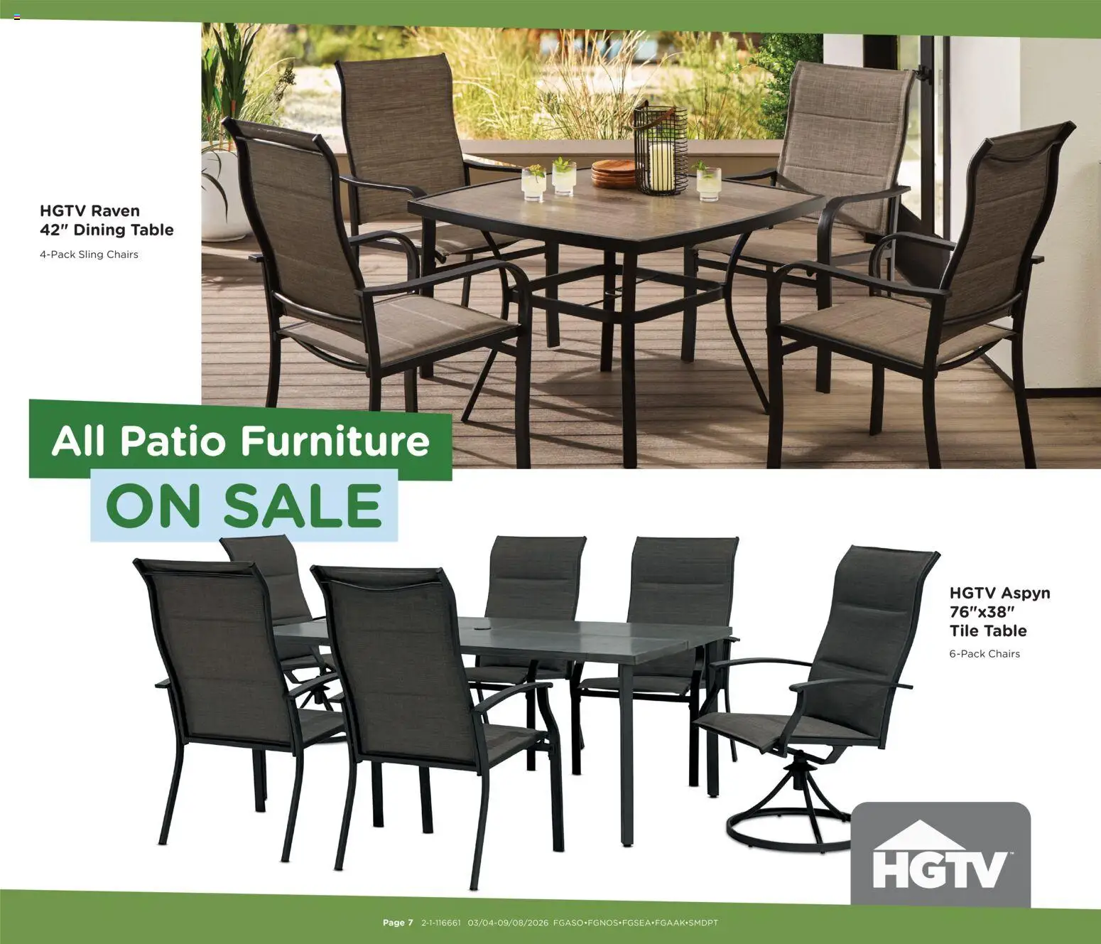 Fred Meyer Home & Apparel - valid from 04.03.2026 | Page: 7 | Products: Table