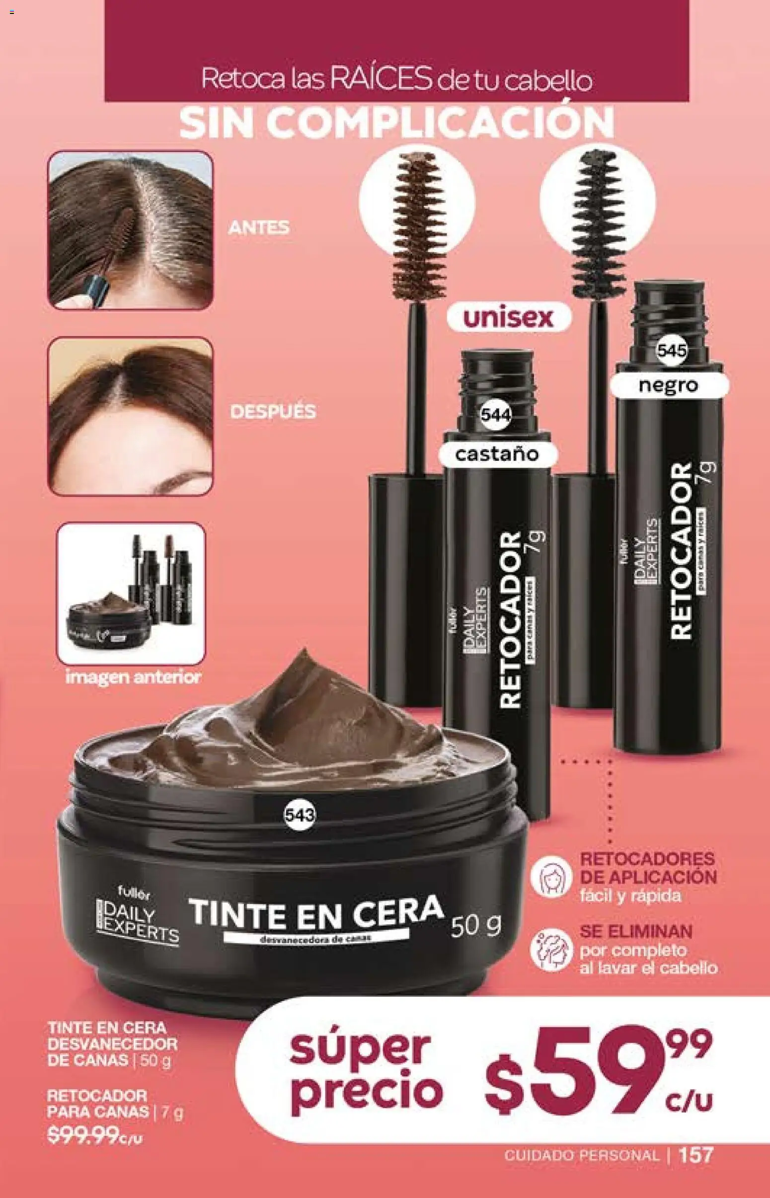 Nuevas ofertas de Fuller válidas en toda la República Mexicana desde el 29.04.2026. ¡Encuentra las mejores ofertas en Fuller campaña 2 2026! | Página: 157 | Productos: Cera