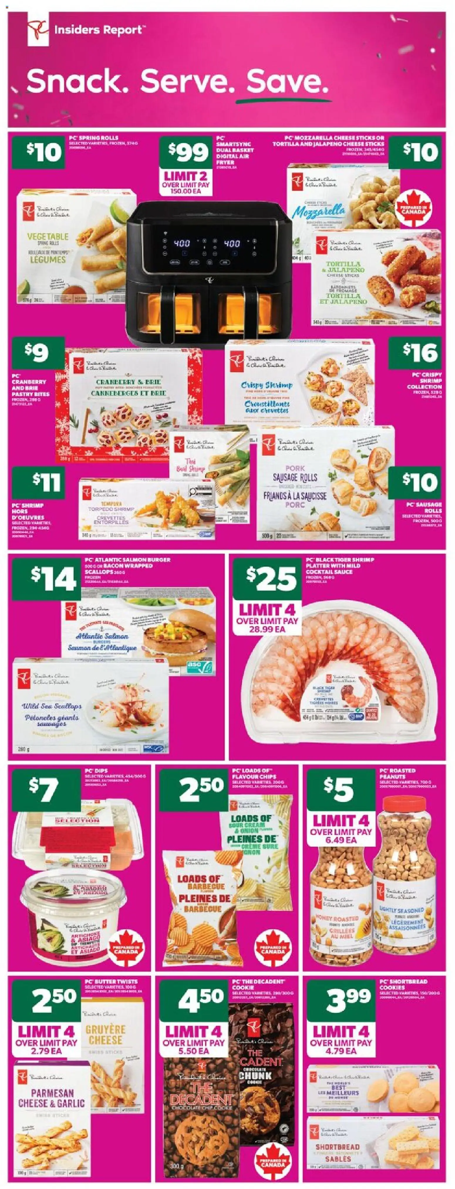 Real Canadian Superstore flyer valid from 27.11.2025 | Page: 5 | Products: Sour cream, Cream, Cookies, PC