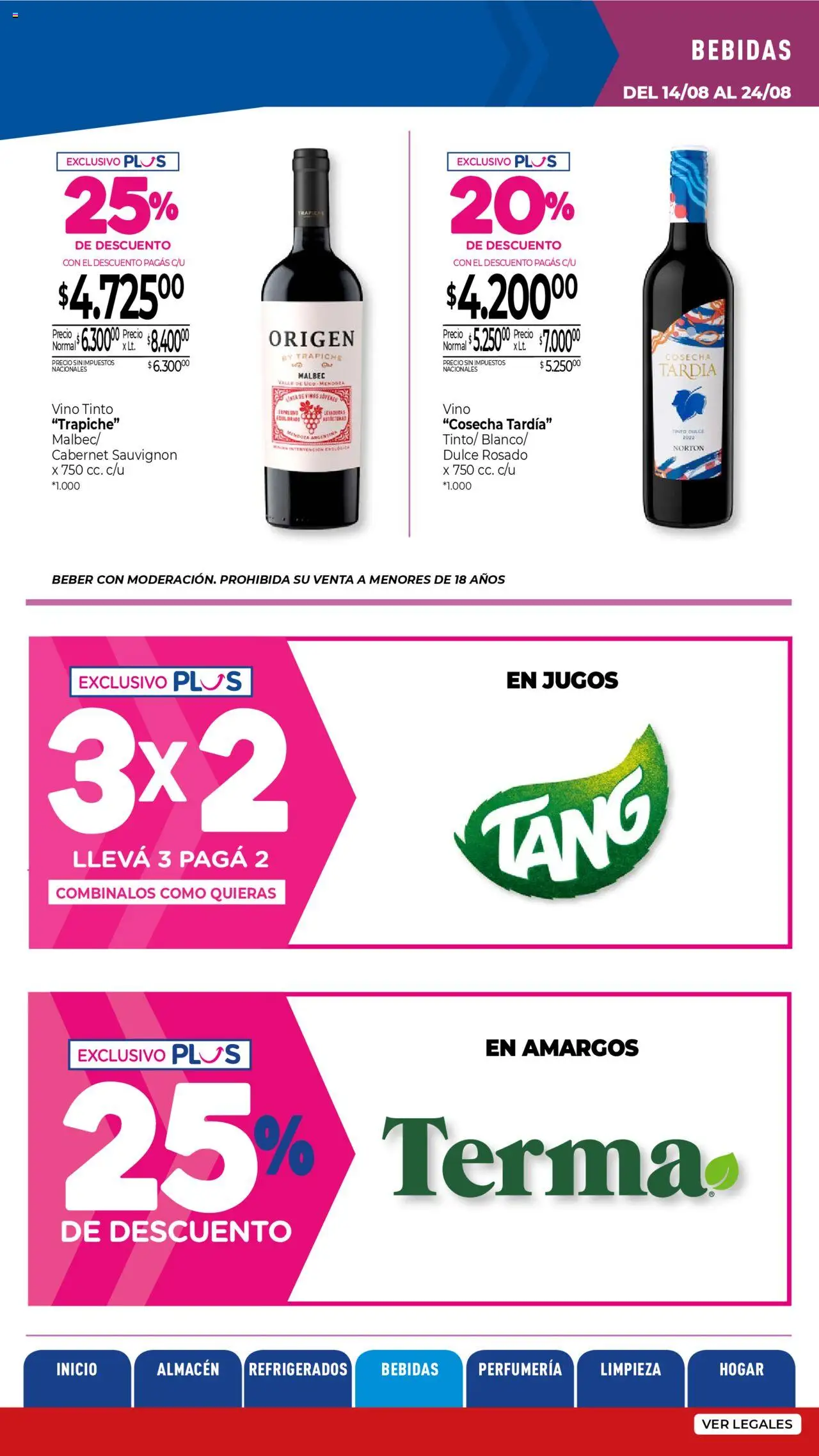 La Anonima - Insuperables - z5 │ válido desde el 14.08.2025 | Página: 23 | Productos: Vino