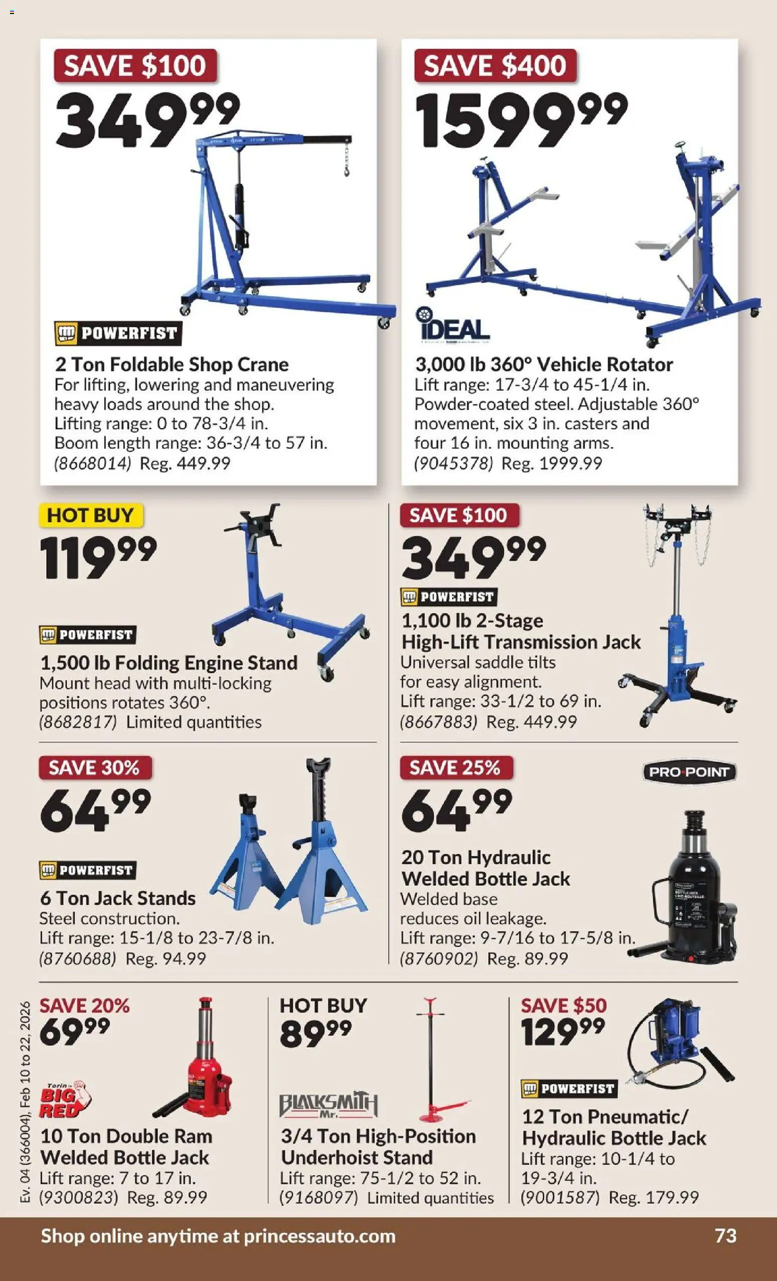 Princess Auto flyer valid from 10.02.2026 | Page: 78