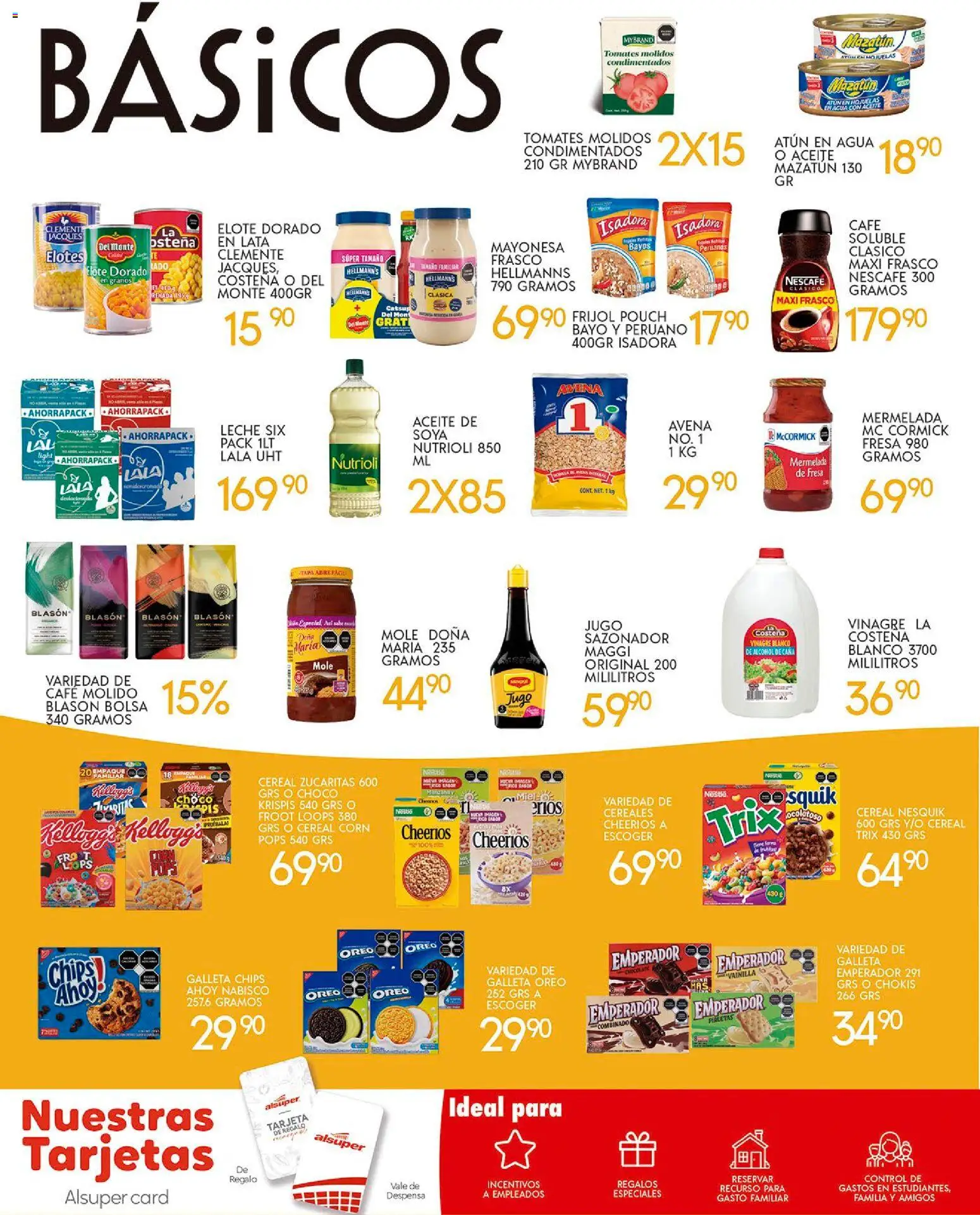 Nuevas ofertas de Alsuper válidas en toda la República Mexicana desde el 24.10.2025. ¡Encuentra las mejores ofertas en Alsuper folleto Chihuahua-Estado! | Página: 6 | Productos: Mayonesa, Avena, Leche, Catsup