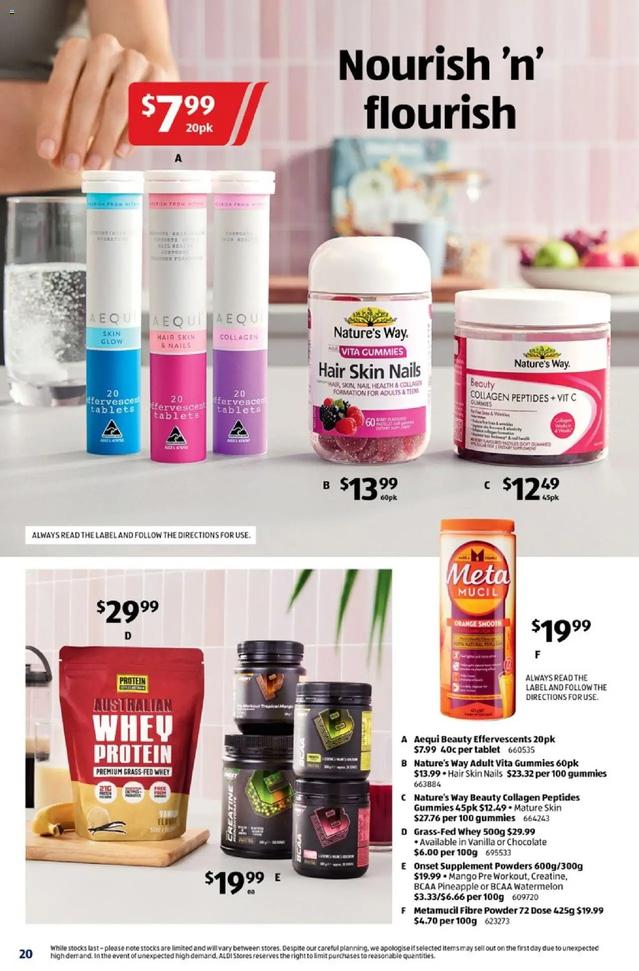 Aldi catalogue - valid from 22.10.2025 | Page: 20 | Products: Chocolate, Watermelon, Tablet, Collagen