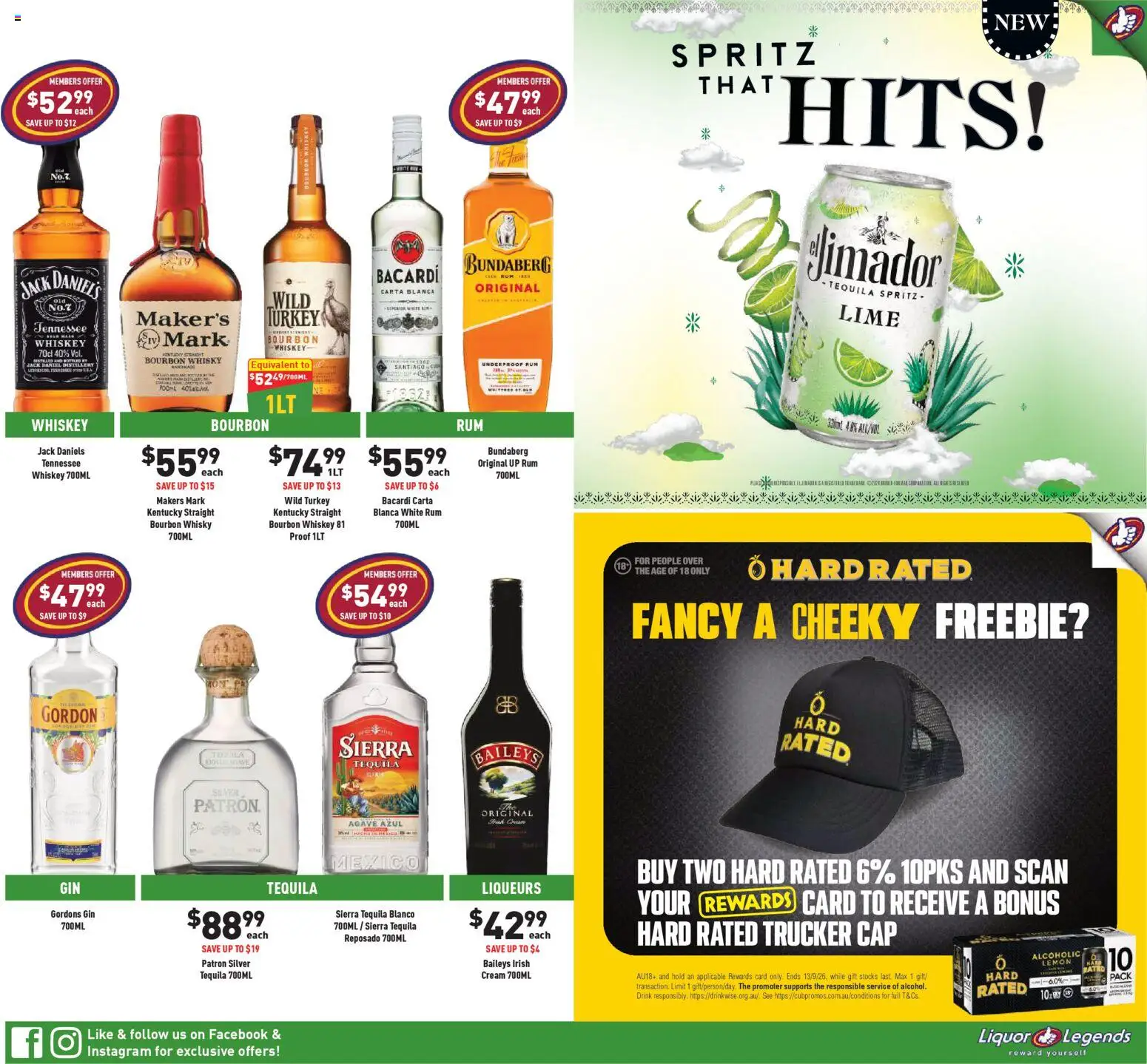 Liquor Legends catalogue - valid from 22.10.2025 | Page: 5 | Products: Whiskey, Rum, Turkey, Lime