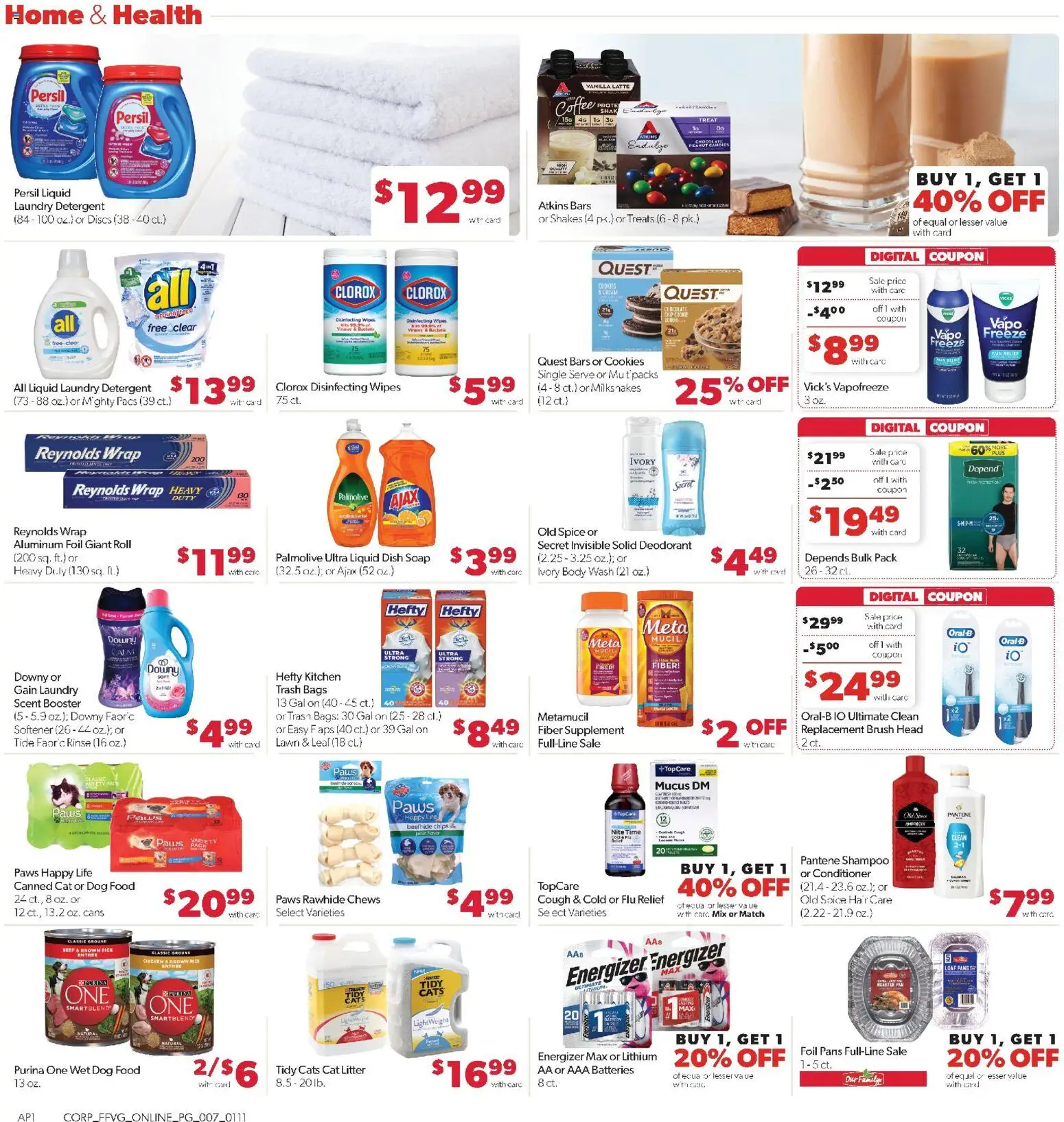Family Fare Weekly Ad - MI - valid from 11.01.2026 | Page: 12 | Products: Brush, Conditioner, Rice, Detergent