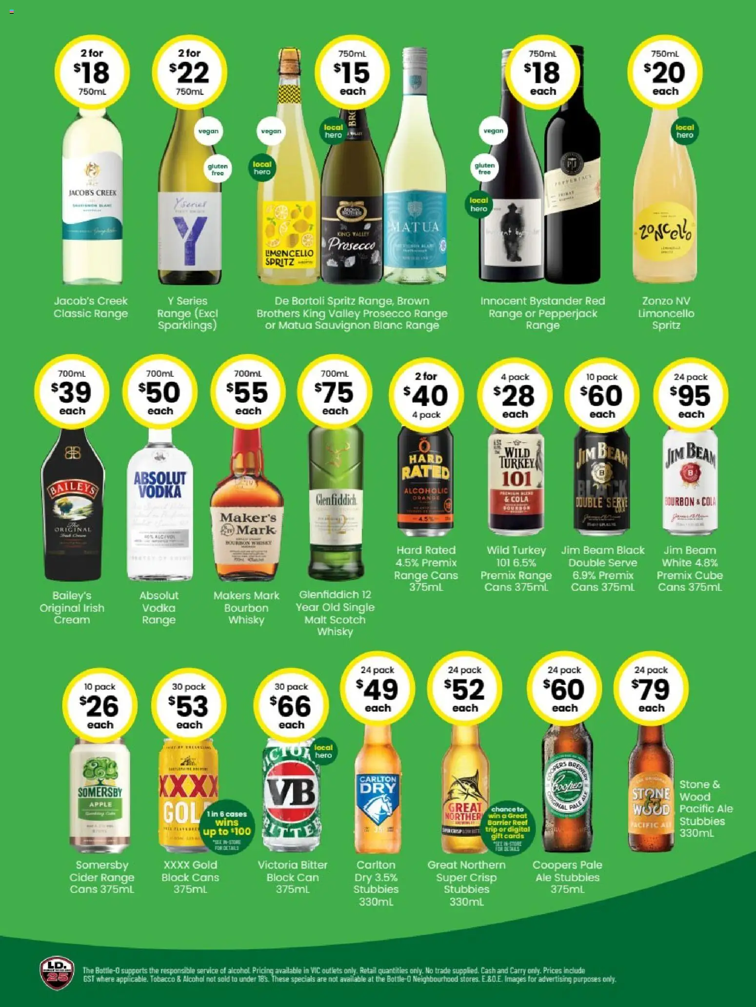 The Bottle-O catalogue - valid from 22.12.2025 | Page: 2 | Products: Bourbon, Cream, Vodka, Turkey