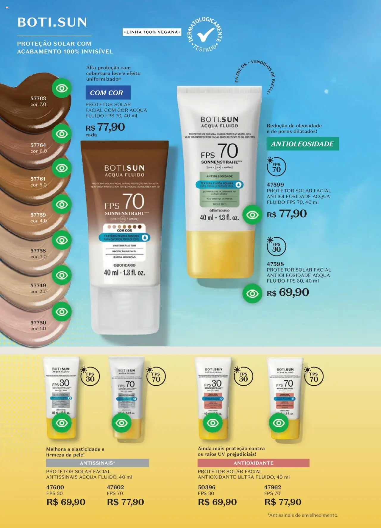 O Boticário Folheto - válido de 22.09.2025 | Página: 67 | Produtos: Protetor solar, Protetor solar facial