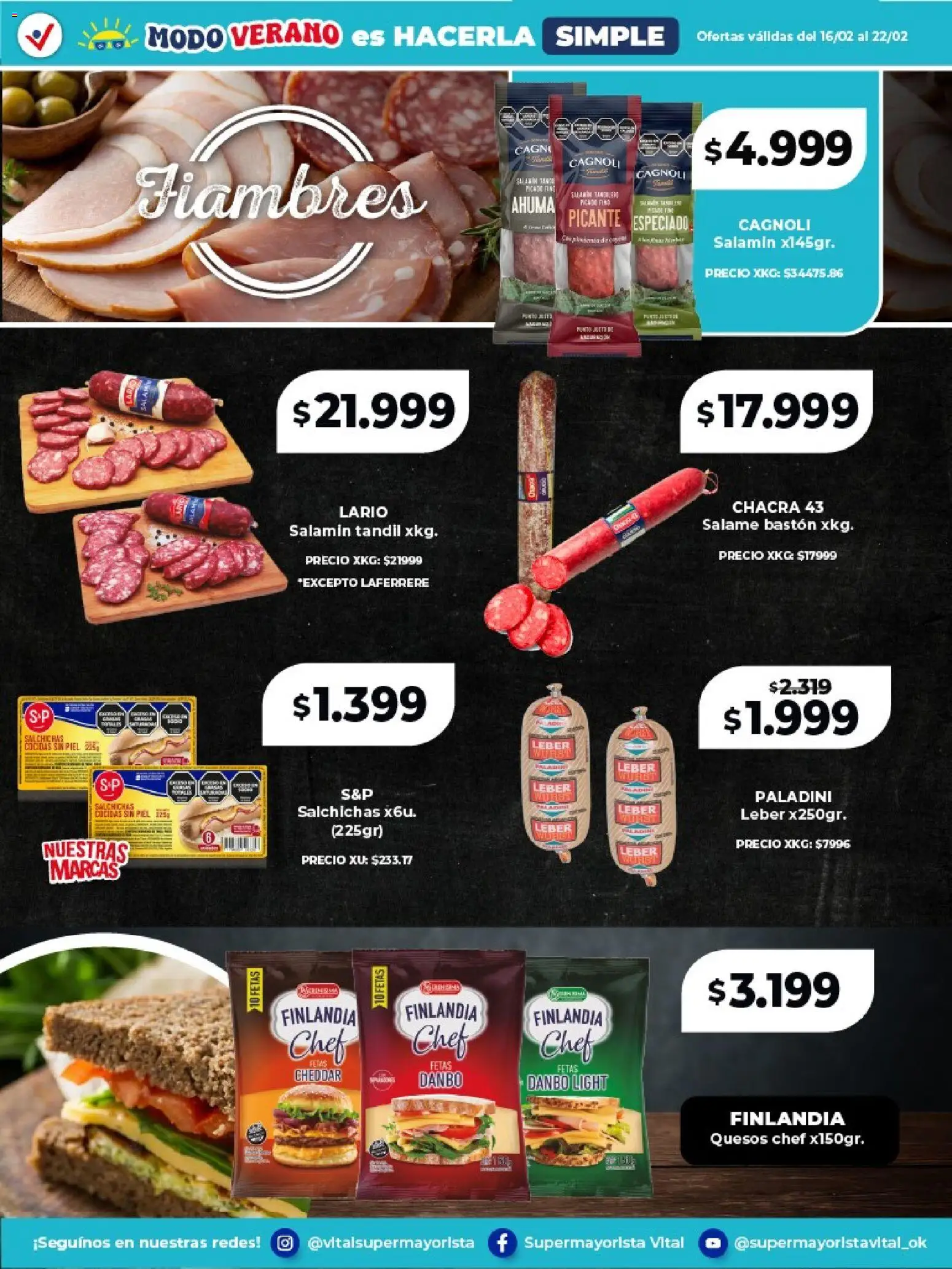 Vital - Especial de frescos │ válido desde el 16.02.2026 | Página: 8 | Productos: Salame