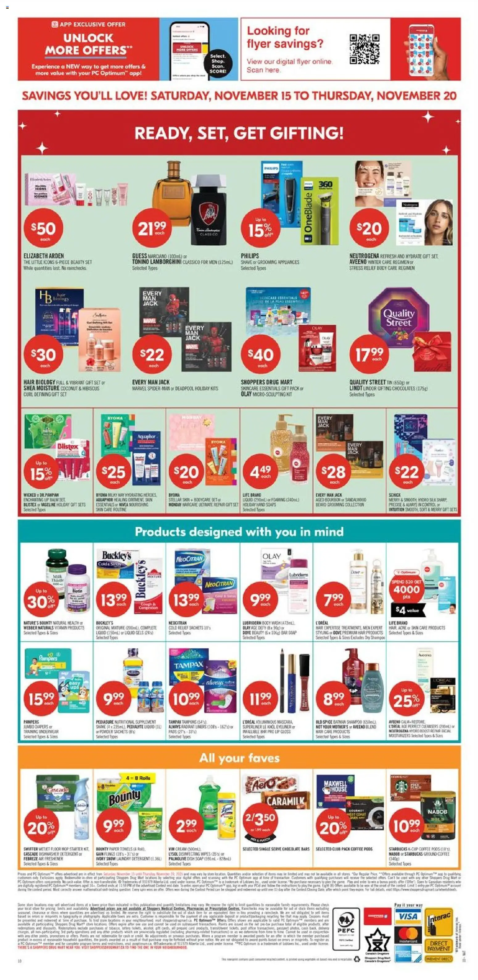 Shoppers flyer valid from 15.11.2025 | Page: 21 | Products: Eyeliner, Lip gloss, Shampoo, Soap