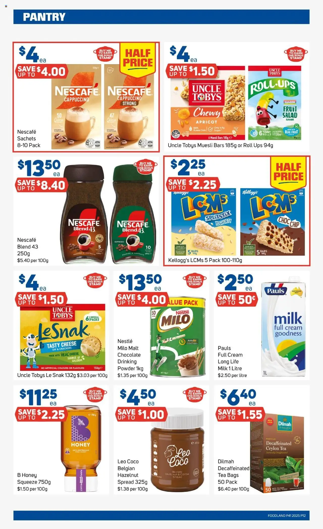 Foodland catalogue - valid from 08.10.2025 | Page: 10 | Products: Powder, Honey, Tea, Sugar