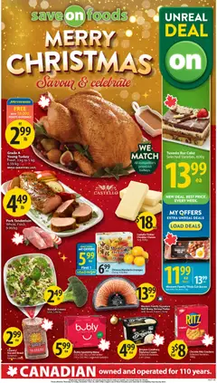 Preview of Save on foods weekly flyer / circulaire from shop Save on foods valid from 18.12.2025