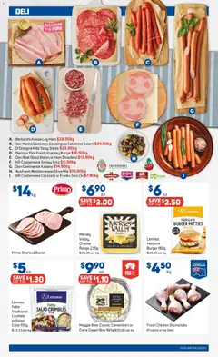 Preview of Foodland Catalogue  - valid from 18.02.2026 | Page: 8 | Products: Salami, Ham, Beer, Cream
