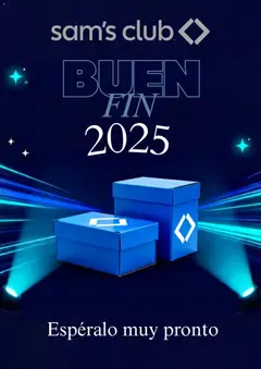 Vista previa de Sam's Club Buen Fin aviso, nuevo folleto de la tienda, válido en México a partir del 27.10.2025