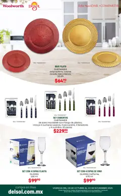 Vista previa de Del Sol y Woolworth - Catálogo Feliz NaviDar y Compartir , nuevo folleto de la tienda, válido en México a partir del 09.10.2025 | Página: 43