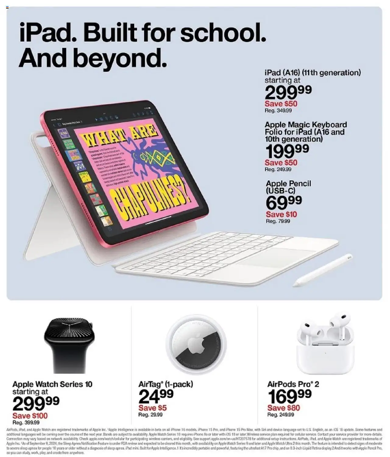 Target Weekly Ad - valid from 10.08.2025 | Page: 23 | Products: Pencil, Watch, Keyboard, Ipad