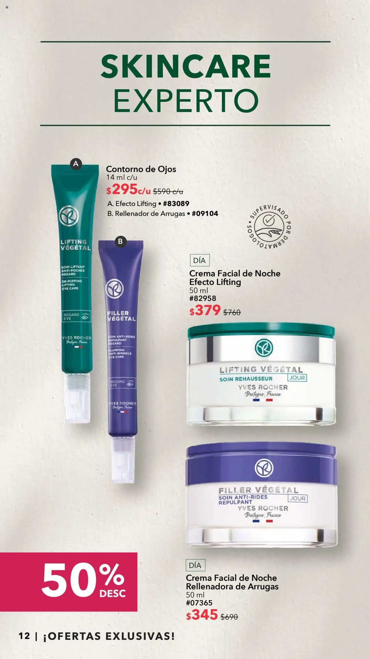 Nuevas ofertas de Yves Rocher válidas en toda la República Mexicana desde el 05.08.2025. ¡Encuentra las mejores ofertas en Yves Rocher - Ofertas Imperdibles este Verano! | Página: 12 | Productos: Contorno de ojos, Crema, Contorno