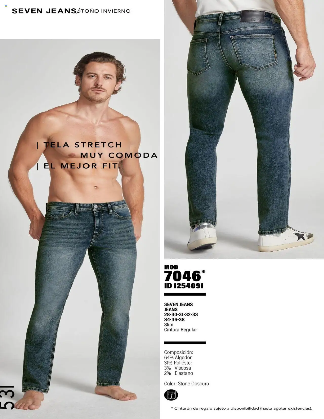 Nuevas ofertas de Price Shoes válidas en toda la República Mexicana desde el 23.07.2025. ¡Encuentra las mejores ofertas en Price Shoes - Catálogo Seven Jeans! | Página: 53 | Productos: Cinturón, Algodón