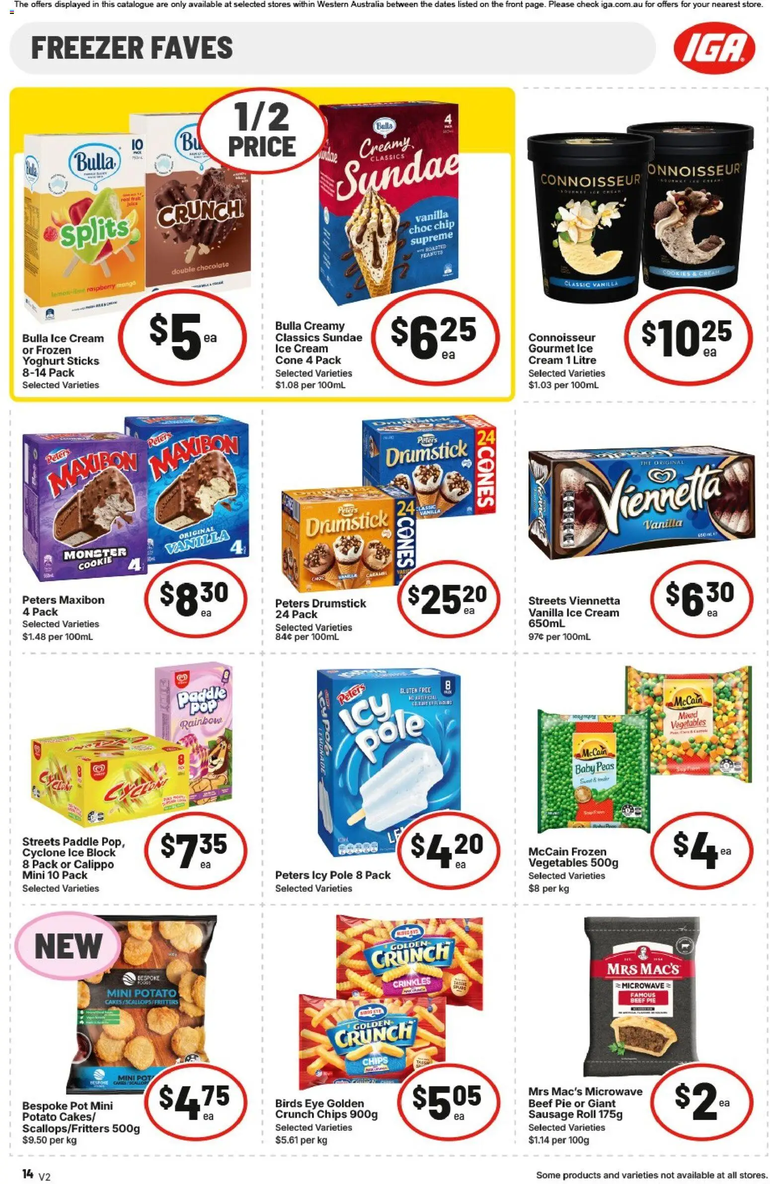 IGA catalogue - valid from 22.04.2026 | Page: 14 | Products: Box, Butter, Water, Sauce