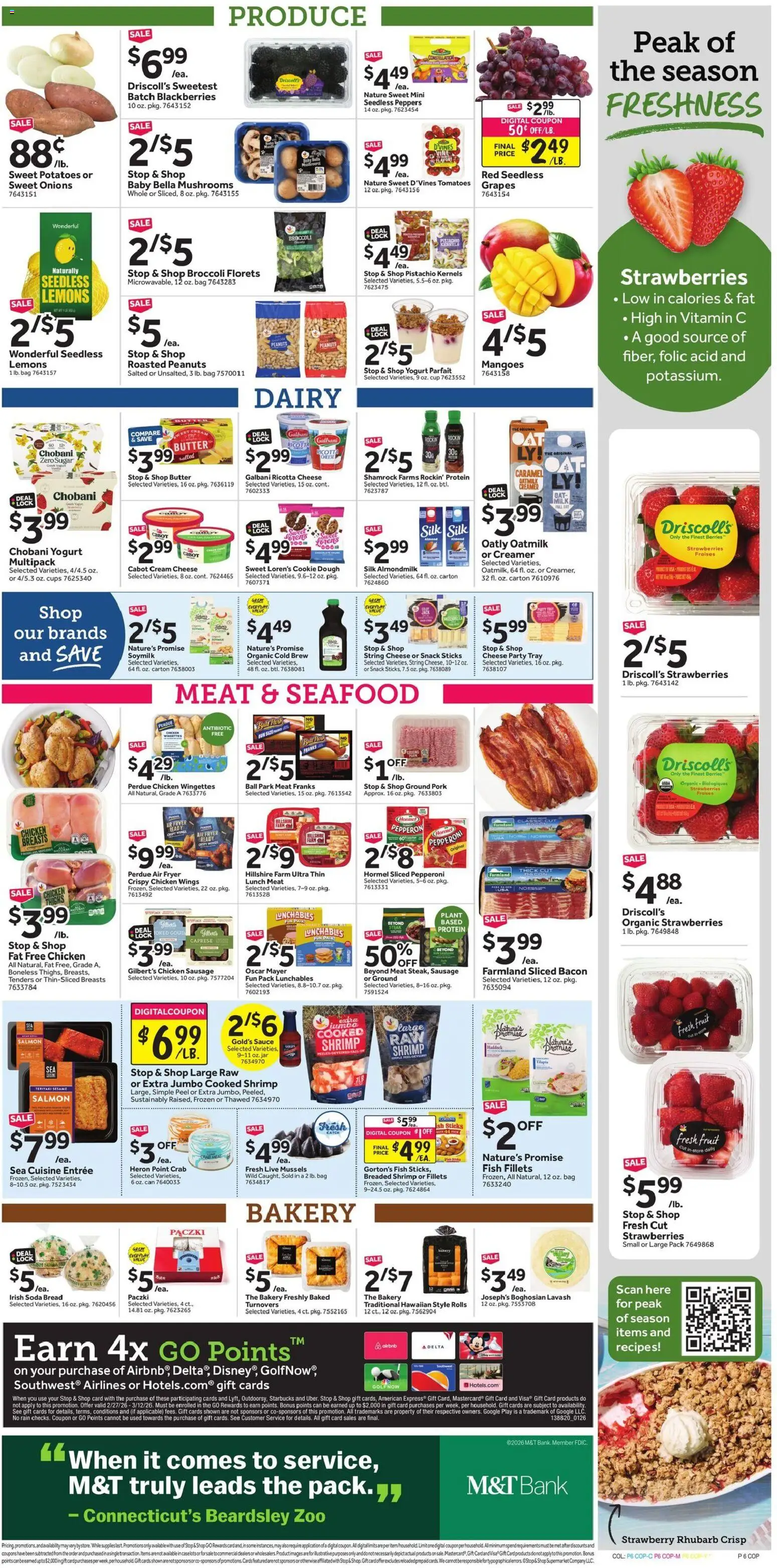 Stop & Shop Weekly Circular - NY - valid from 27.02.2026 | Page: 10 | Products: Folic Acid, Milk, Yogurt, Cream