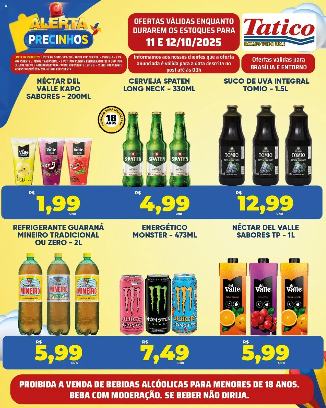 Tatico Folheto - válido de 11.10.2025 | Página: 15 | Produtos: Pó, Guaraná, Arroz, Hambúrguer