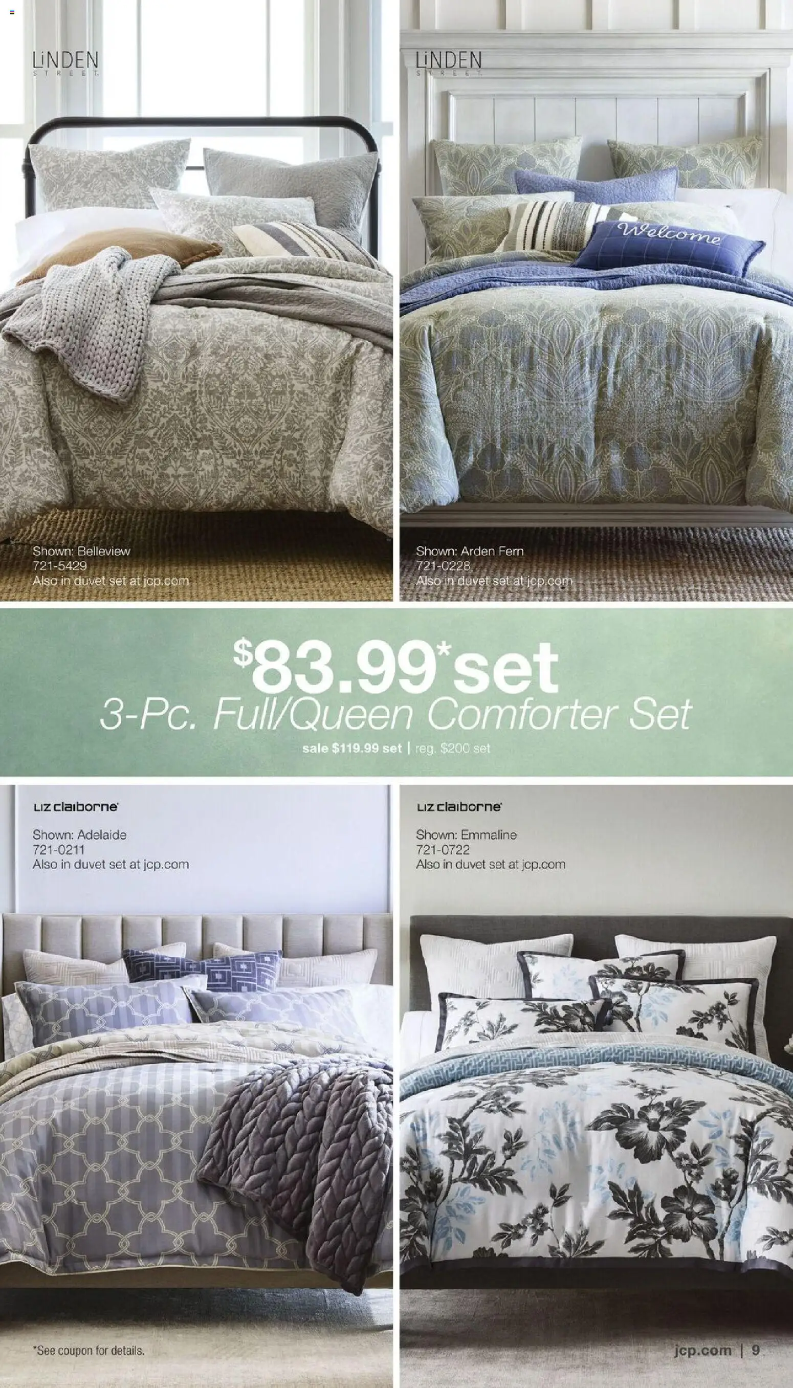 JCPenney Our Biggest Home Sale of the Season - valid from 23.03.2026 | Page: 8 | Products: Comforter