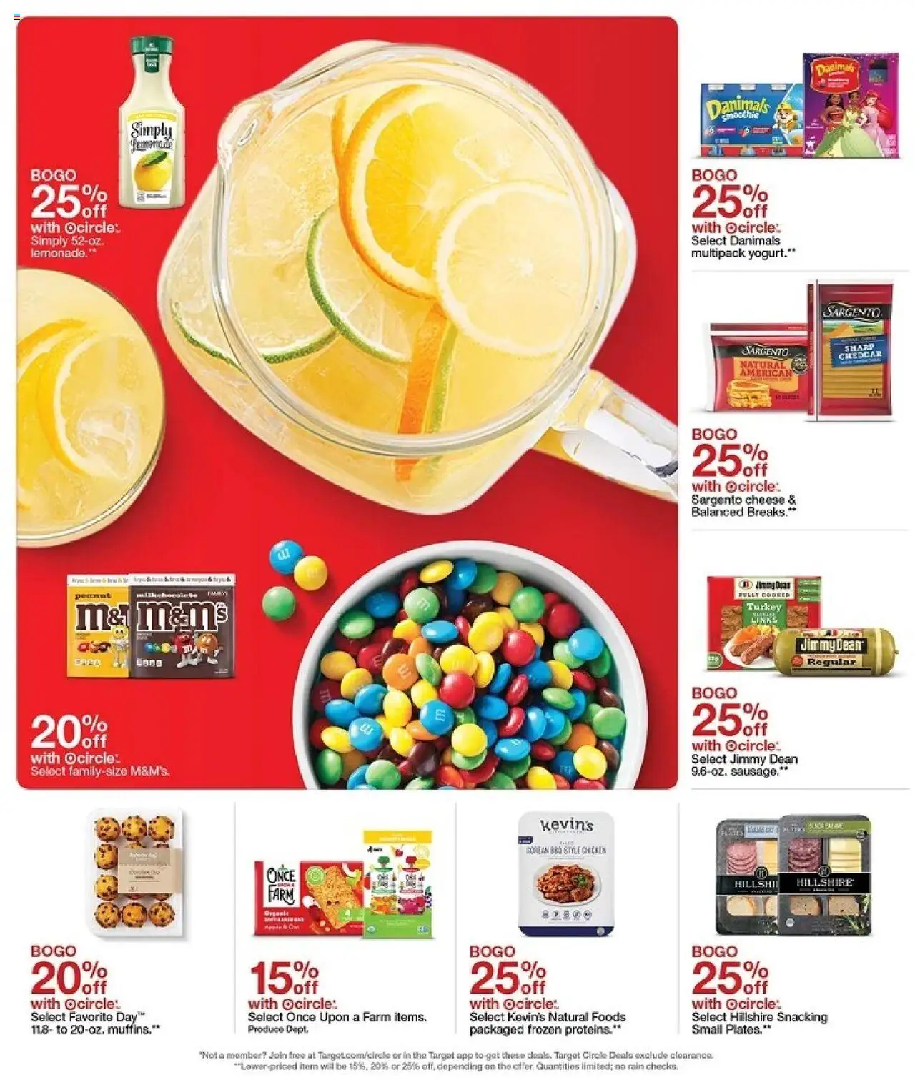 Target Weekly Ad - valid from 03.08.2025 | Page: 8 | Products: Cheese, Yogurt, Sausage